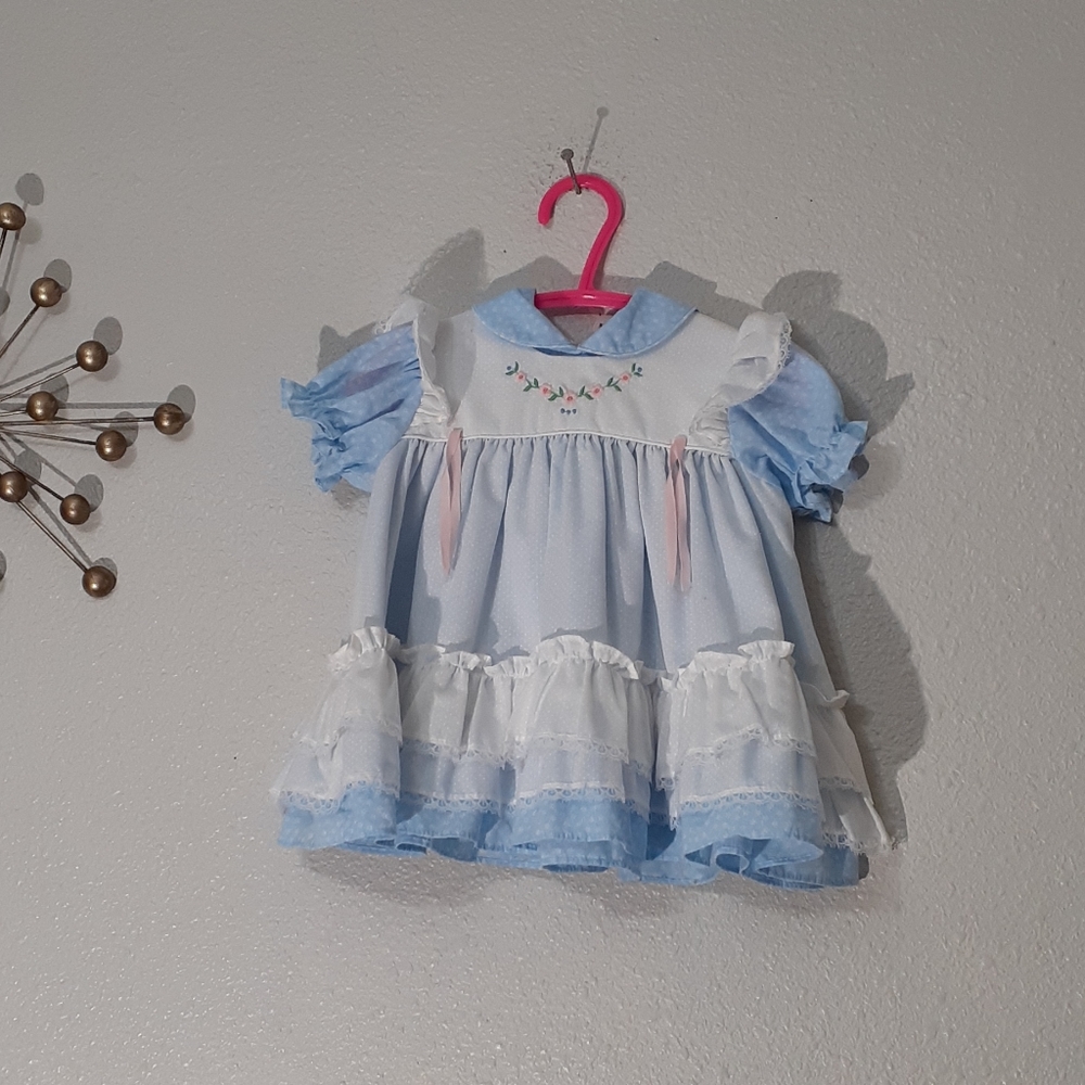 Petit Jouet Vintage Baby Girl Dress